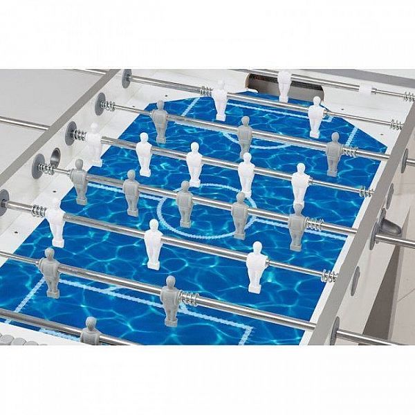 Настольный футбол Garlando G-500 Pure White H2O, Сквозные