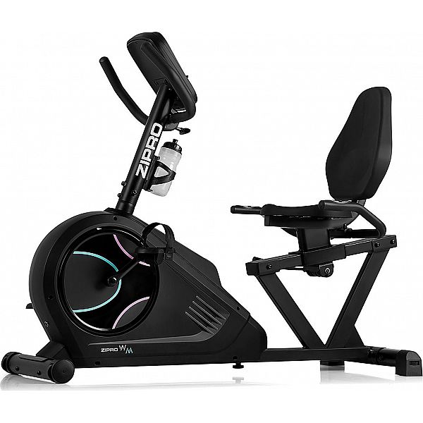 Электромагнитный горизонтальный велотренажер Zipro Glow WM iConsole+