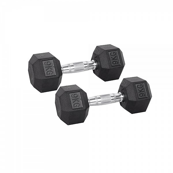 Набір шестигранних гантелей inSPORTline Hexsteel 2 x 3-40 кг