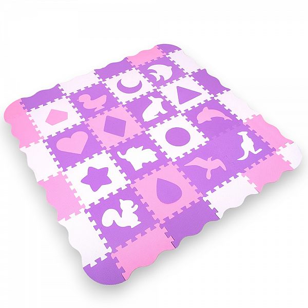 Ігровий килимок-пазл з піни inSPORTline Burgino 30 x 30 x 1 см, 36 елементів