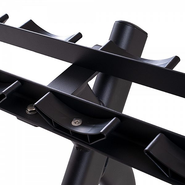 Стійка для гантелей із двома полицями для однієї руки inSPORTline GymRack II