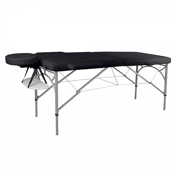 Масажний стіл inSPORTline Tamati 2-Piece Aluminium, чорний