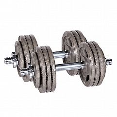 Одноручний набір гантелей inSPORTline Hamerton 2 x 20 кг