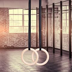 Дерев'яні гімнастичні кільця inSPORTline CF927