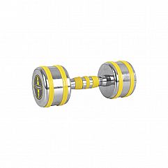 Хромована гантель inSPORTline Yellsteel 6 кг