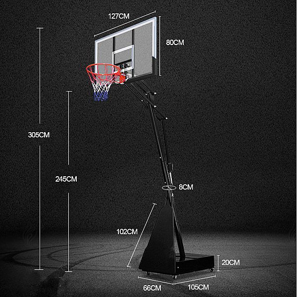 Баскетбольне кільце з підставкою inSPORTline Cleveland Steel II