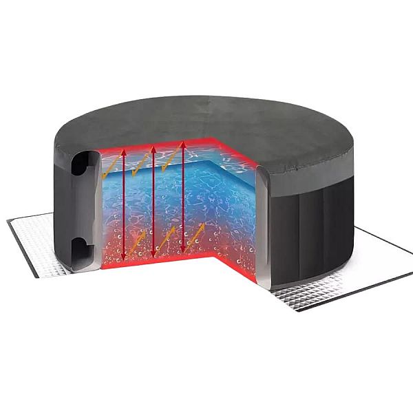 Ізоляційний килимок для гідромасажної ванни inSPORTline 180 x 180 см