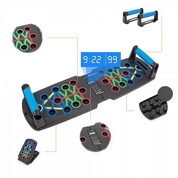 Багатофункціональна дошка Push-Up з дисплеєм inSPORTline Pushap Evo