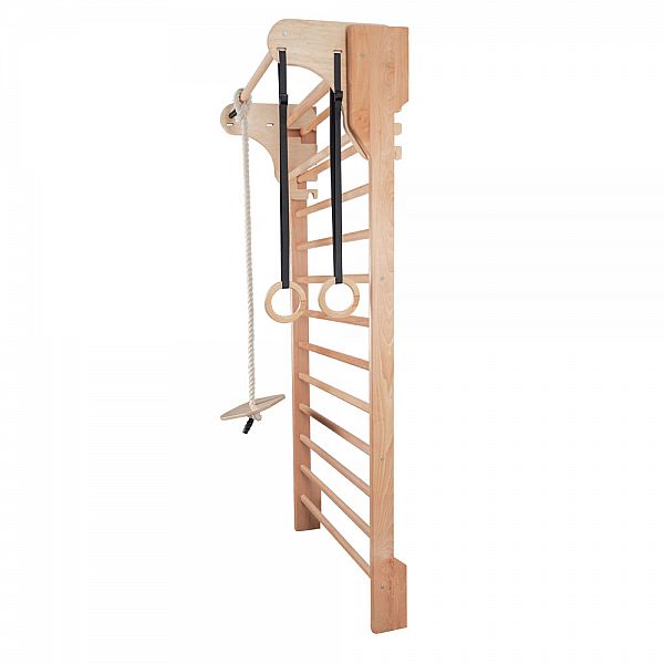 Шведська стінка з аксесуарами inSPORTline Steadyline 220 x 65 см