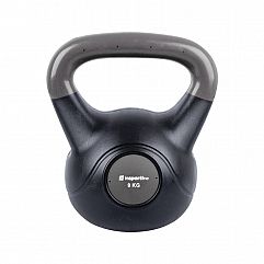 Гиря бітумна inSPORTline Kettlebell Dark 9кг