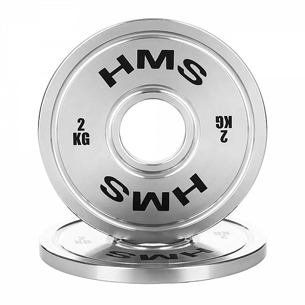 Диски для олімпійської штанги калібровані HMS TOS 2x2кг