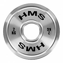 Диски для олімпійської штанги калібровані HMS TOS 2x2кг