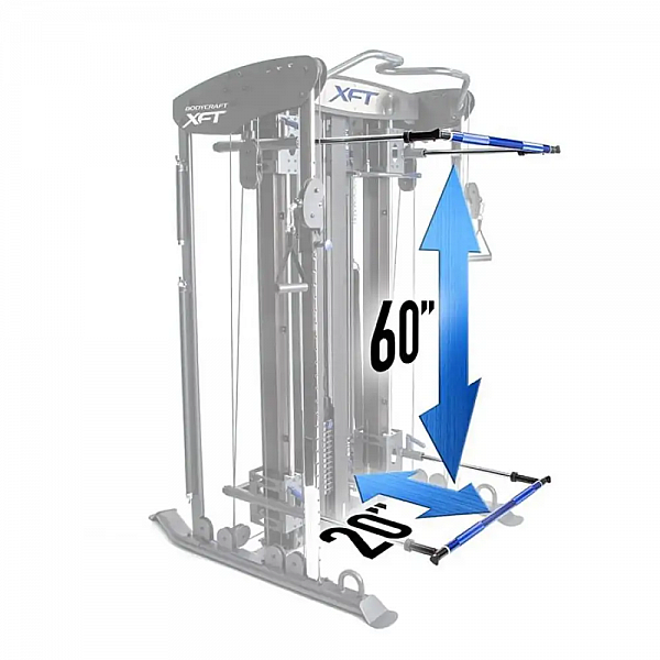 Тренажер Сміта вантажоблоковий BodyCraft XFT Functional Trainer