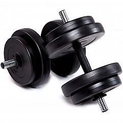 Гантелі набірні  Fit-On Chrome 2x17кг