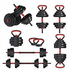 Гантелі з функцією штанги 6в1 Fit-On 38кг