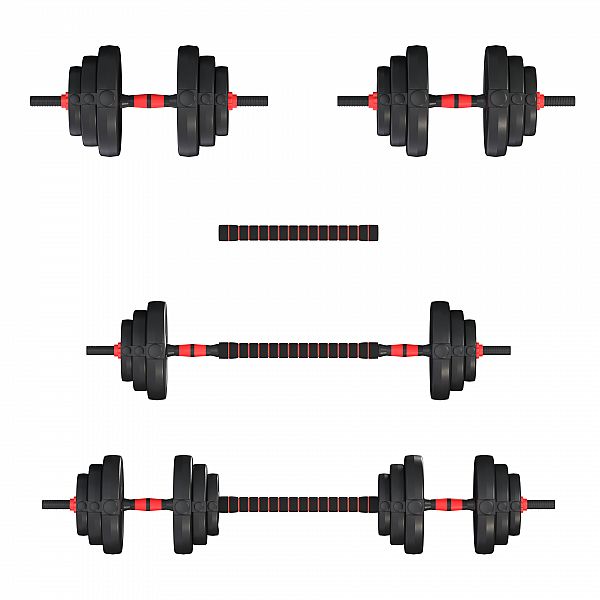Гантелі з функцією штанги 6в1 Fit-On 38кг
