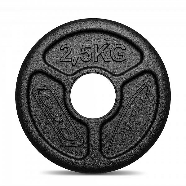 Диск олимпийский чугунный Marbo Sport 2.5кг
