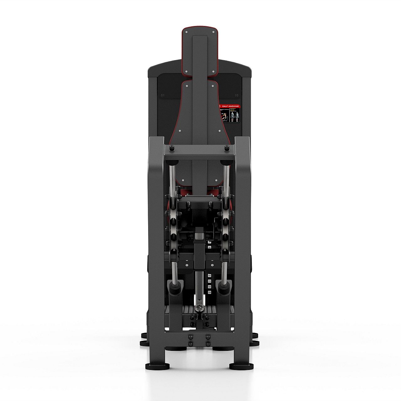 Гомілка-машина зі стеками Marbo Sport MP-U219, бордовий