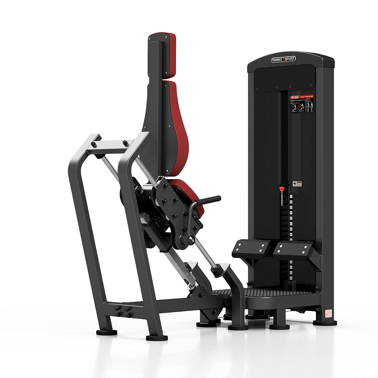 Гомілка-машина зі стеками Marbo Sport MP-U219, бордовий
