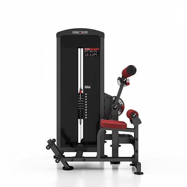 Розгинач спини зі стеками Marbo Sport MP-U220, бордовий