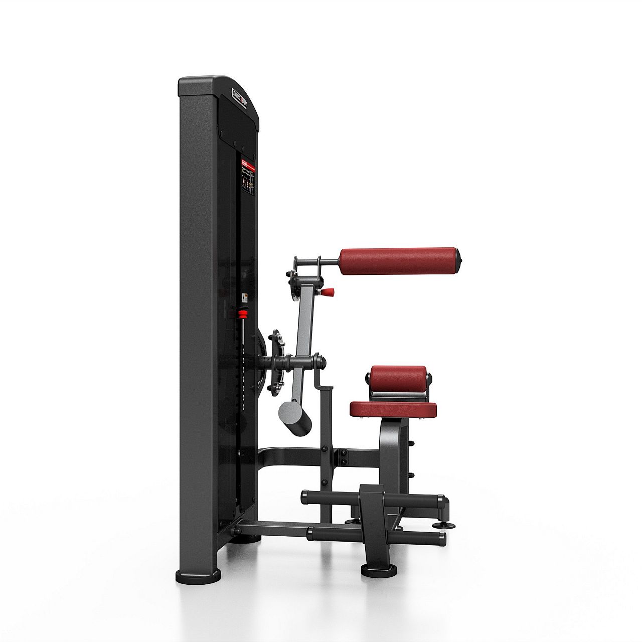 Розгинач спини зі стеками Marbo Sport MP-U220, бордовий