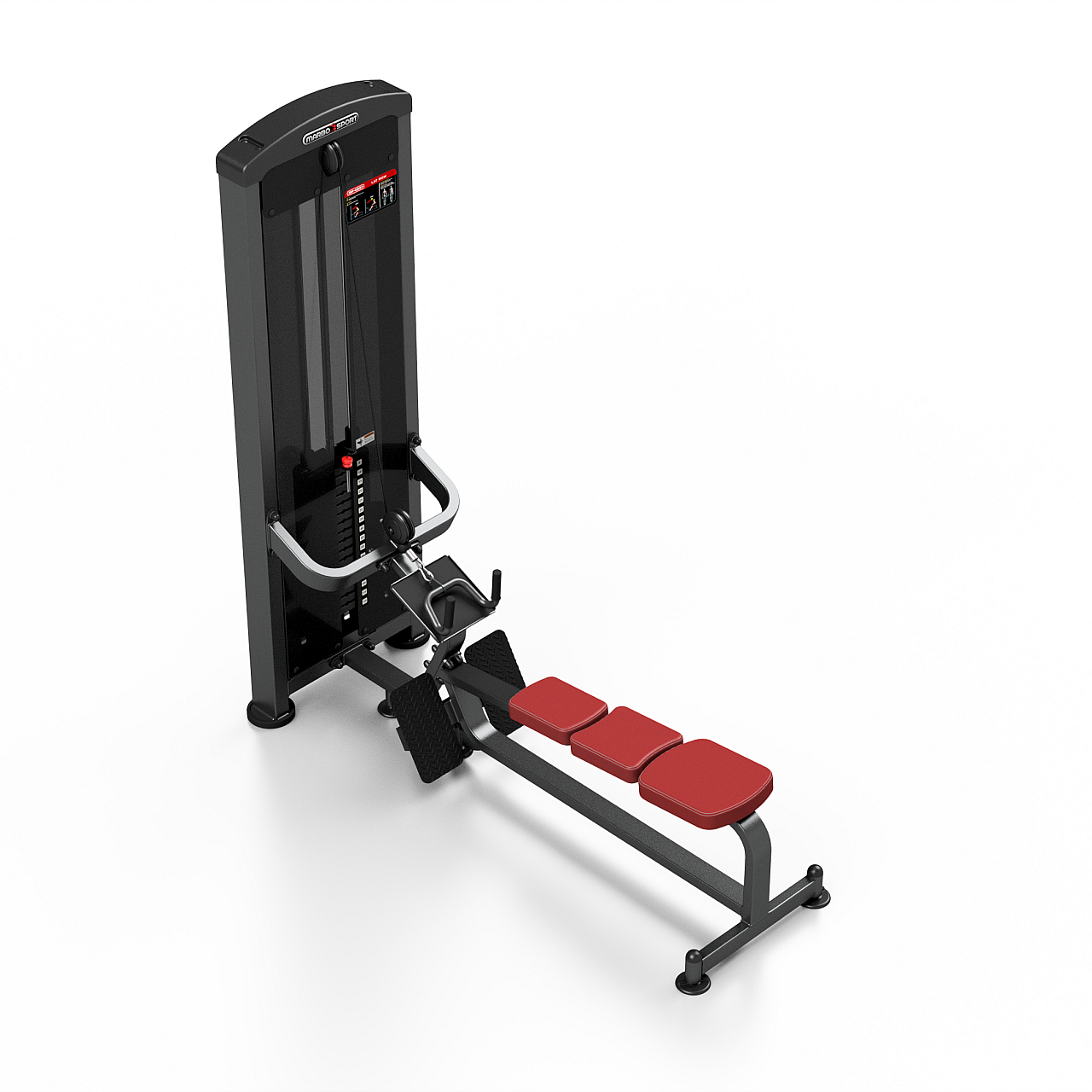 Нижня тяга зі стеками Marbo Sport MP-U207, чорний