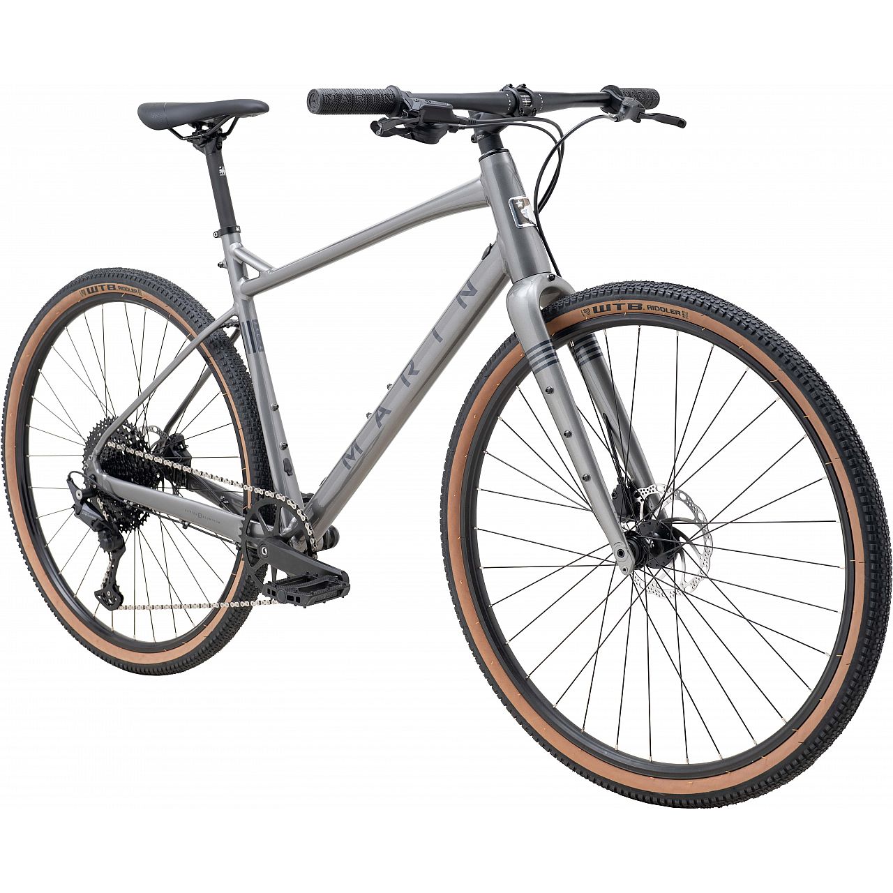 Велосипед 28" Marin DSX 1 рама - XL 2025 Gloss Black Chrome/Charcoal