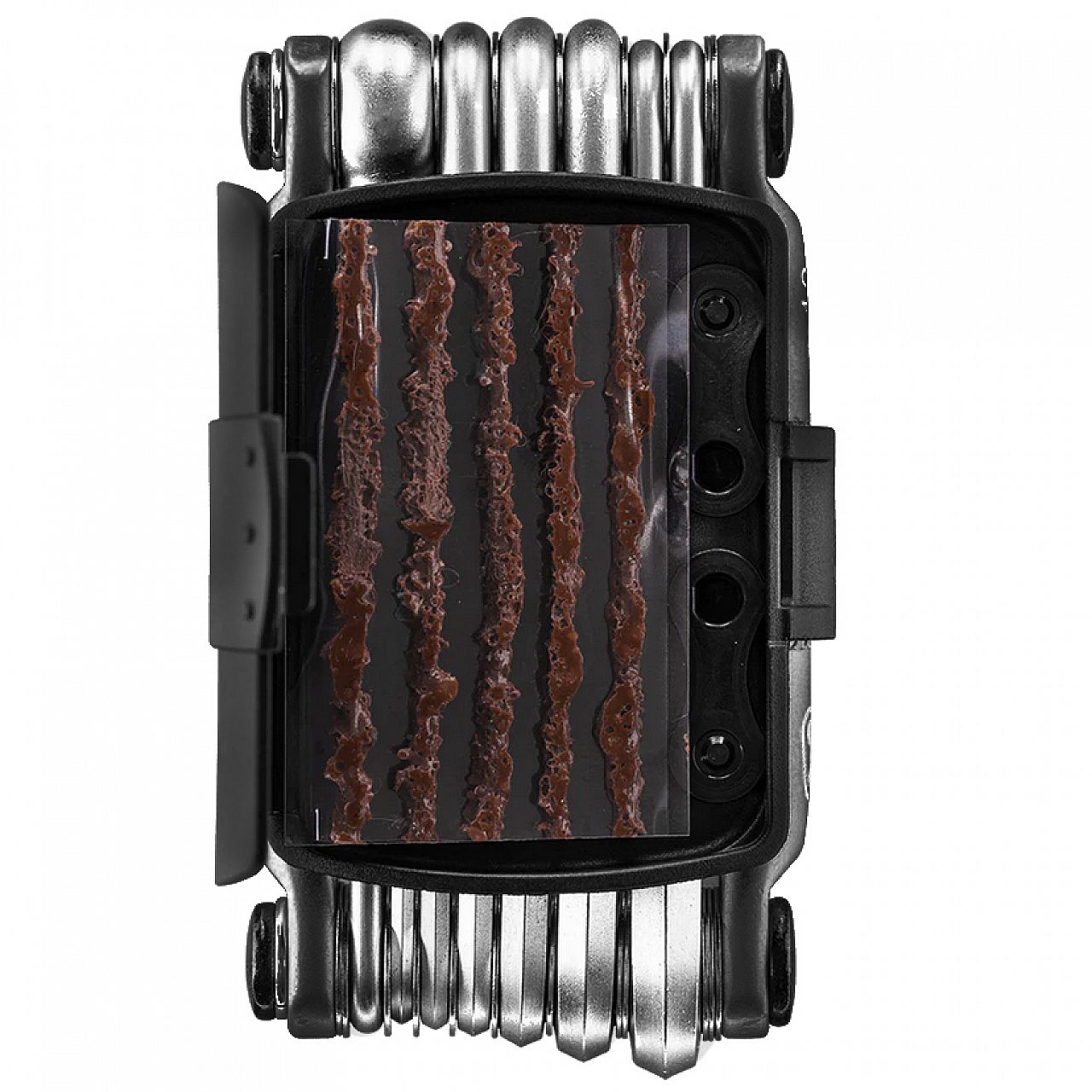 Мультитул Crankbrothers M13, 2/2.5/3/4/5/6/8мм, T10, T25, Phillips #1 #2, flat #2, інструмент для безкамерних шин, чорний