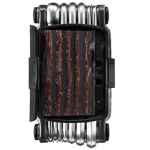 Мультитул Crankbrothers M13, 2/2.5/3/4/5/6/8мм, T10, T25, Phillips #1 #2, flat #2, інструмент для безкамерних шин, чорний