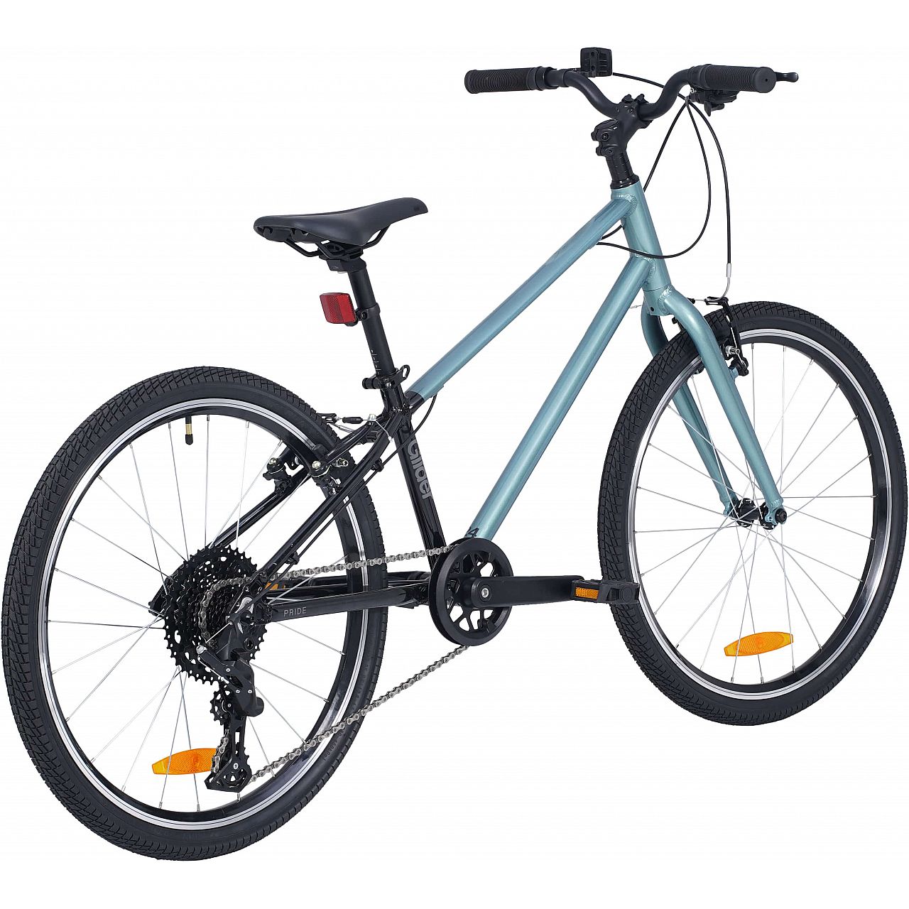Велосипед 24" Pride GLIDER 4.1 2025 сіро-блакитний