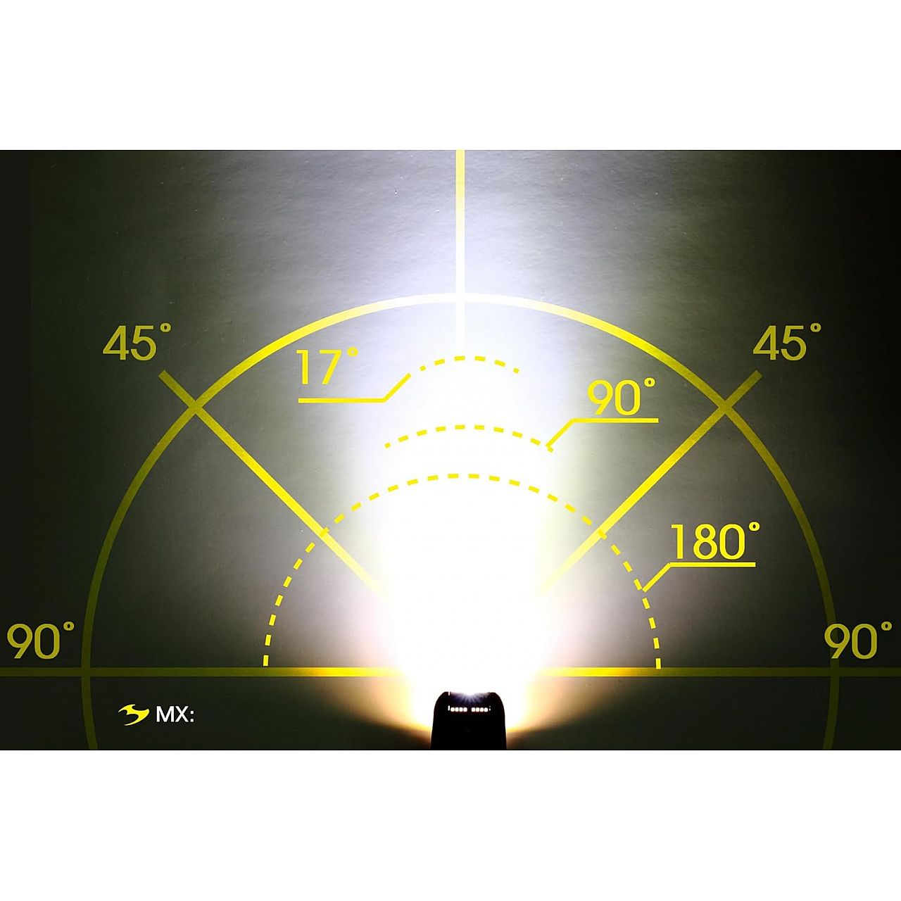 Фара-кріплення для велокомп'ютера Moon MX-MH 400 люмен