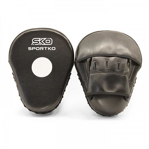 Лапы боксерские Sportko кожаные "Яблоко" арт.ПК-5