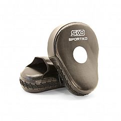 Лапы боксерские Sportko кожаные "Яблоко" арт.ПК-5