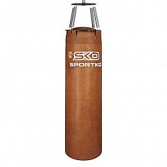 Боксерський мішок Sportko Ремінна Шкіра висота 150 ф40 вага 70кг з ланцюгами арт..