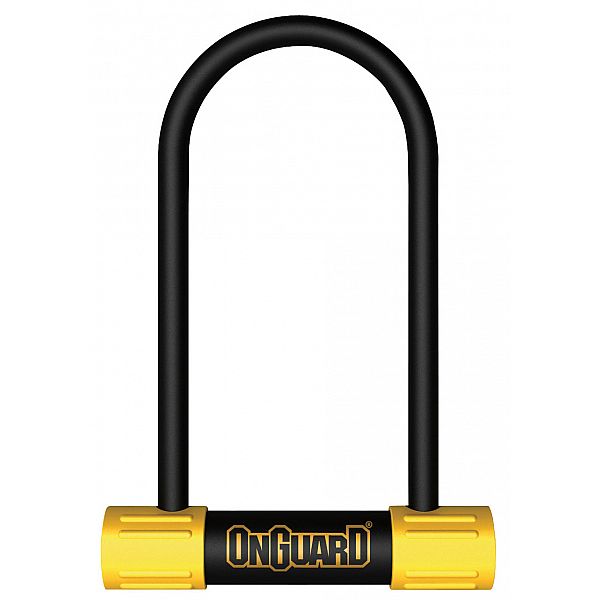 Замок U-подібний Onguard BULLDOG STD розмір скоби 115 x 230мм, товщина 13мм, поворотне кріплення на раму, 4 ключі + 1 з підсвічуванням
