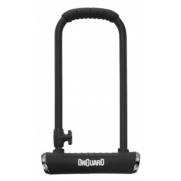 Замок U-подібний Onguard Pitbull LS, розмір скоби 115 x 292мм, товщина 14мм. 4 ключі + 1 з підсвічуванням, чорний