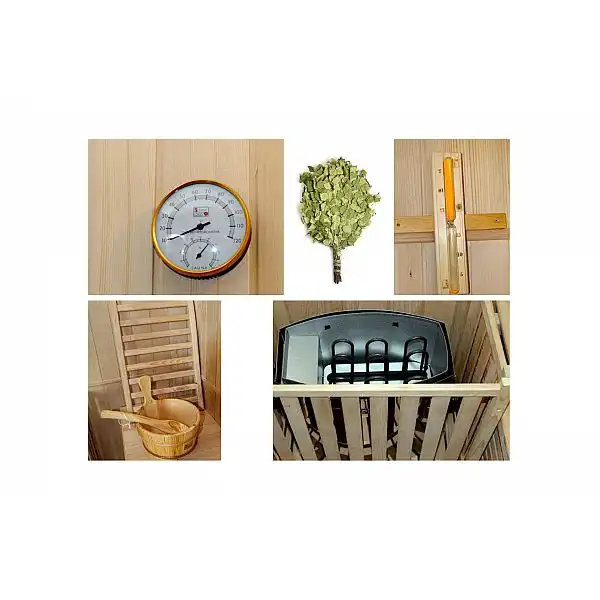 EA3C Природний куточок Фінська сауна з каменкою, 3 міс