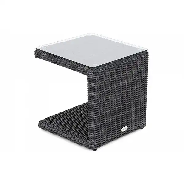 Набір садових шезлонгів з техноротангу Marbella Grey / Grey Melange зі столиком