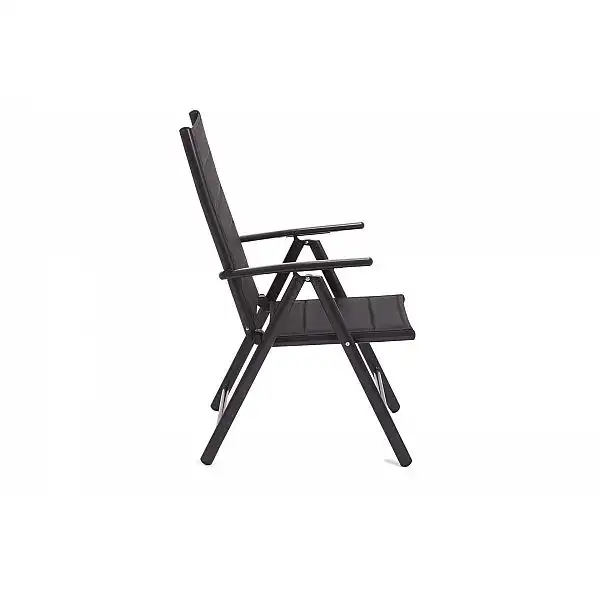 Алюмінієві садові меблі Orlando Black / Black 10+1