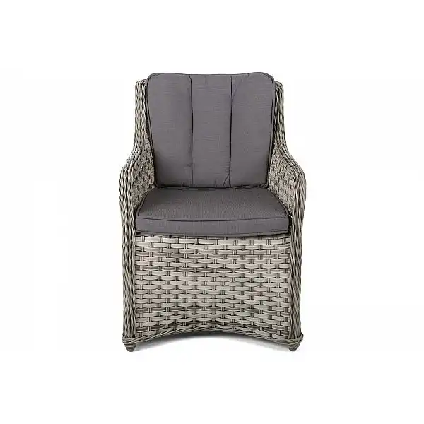 Алюмінієві садові меблі Capri 185 см Silver / Light Grey Dallas Light Grey / Grey 6+1
