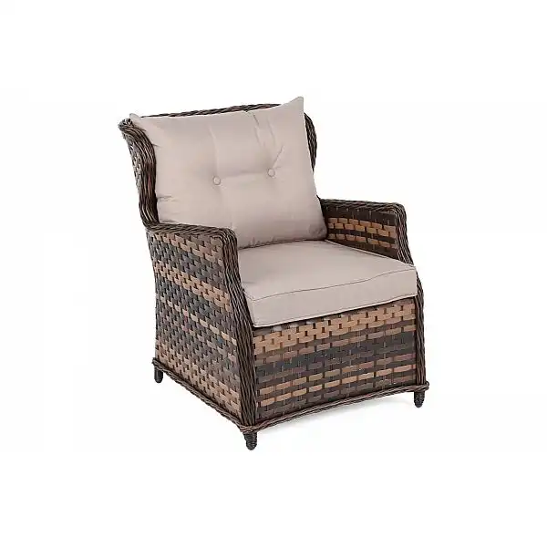 Садові меблі з техноратгана Siena Dinner Grande Brown / Taupe