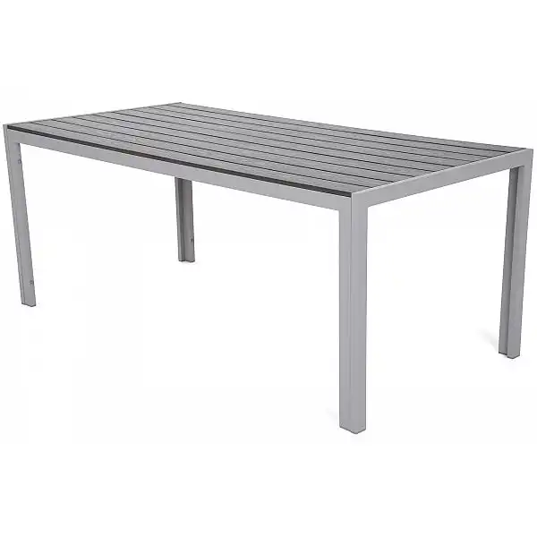 Алюмінієві садові меблі Ibiza 185 см Silver Mat / Grey 8+1