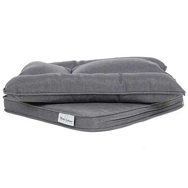 Садові меблі з техноратанга Bristol Round 150 см Білий / Сірий 6+1