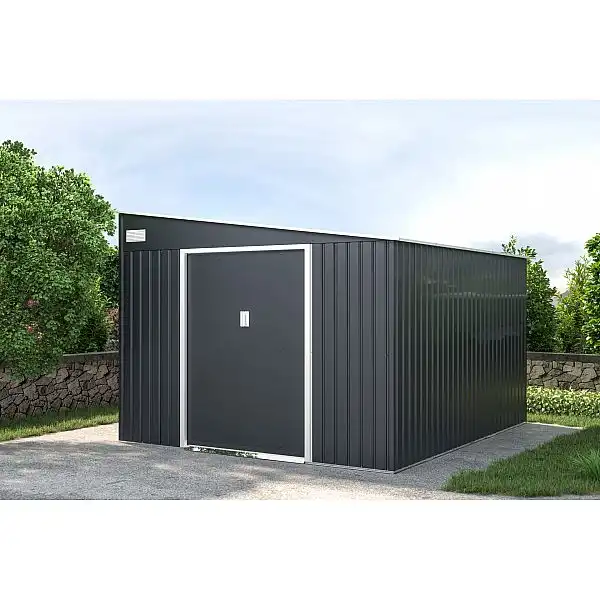 Будинок для інструментів Bergen 279 x 321 см Grey з дровітнею