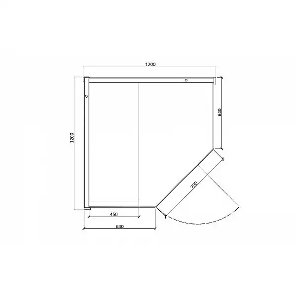 Фінська кутова сауна EA2C з каменкою