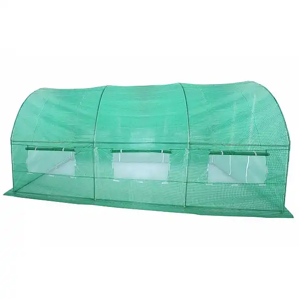 Фольгований тунель 250 x 400 см (10 м²) каркас + зелена фольга