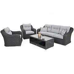 Садові меблі з техноратангу Andros Grey / Light Grey