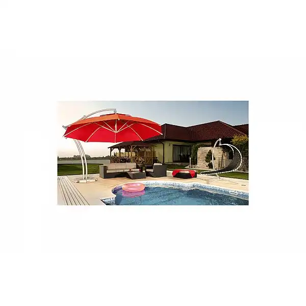 Парасолька садова Litex Garden Ibiza 420 см Gray