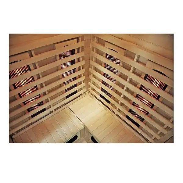EA4R Біла інфрачервона сауна з кольоротерапією