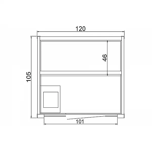 TG2 Фінська сауна з каменкою